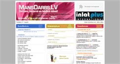 Desktop Screenshot of mansdarbs.lv