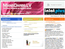 Tablet Screenshot of mansdarbs.lv